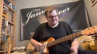Video thumbnail for Harmony h44 stratotone Chicago shuffle electric guitar by James Oliver Guitar