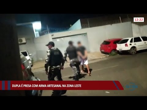 Dupla é presa com arma artesanal na zona leste de Teresina 29 07 2021