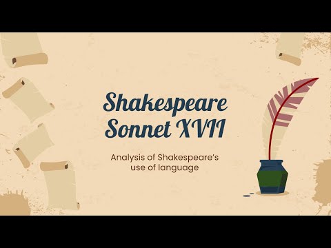 Language Analysis of Shakespeare's Sonnet 17 | IBornot2B