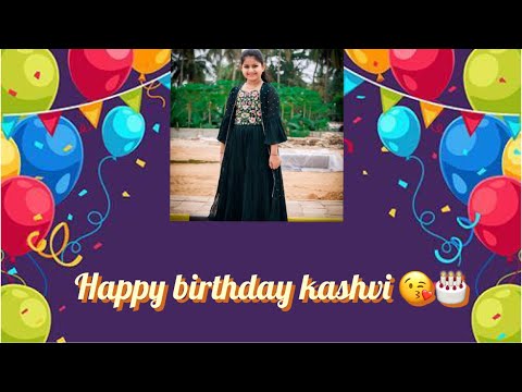 Happy birthday kashvi 😘🎂❤️god bless you.##jashvi clips ##*