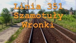 preview picture of video 'Train ride / Przejazd pociągiem TLK Szamotuły - Wronki, linia 351'