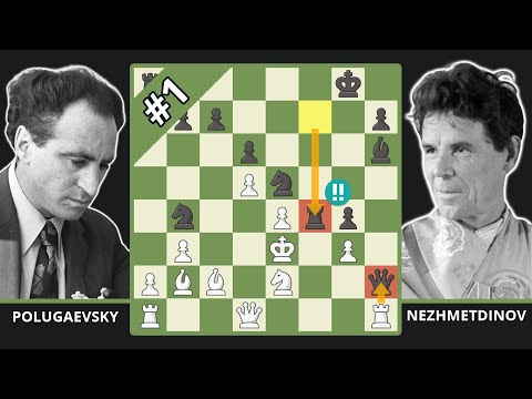 Nezhmetdinov's "Most Beautiful" Chess Game? - Best Of The 50s - Polugaevsky vs. Nezhmetdinov
