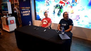 Q&A with Grant Kirkhope and Davide Soliani at Mario + Rabbids Sparks of Hope Launch at Nintendo NY
