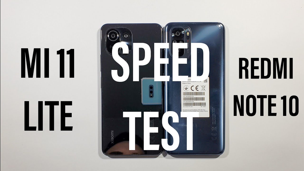 Xiaomi Mi 11 Lite vs Xiaomi Redmi Note 10 Speed Test