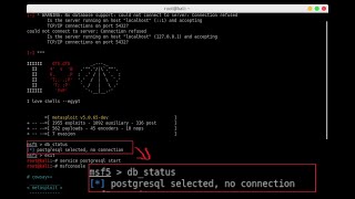 postgresql selected, no connection | msf5 problem? | fix 100%