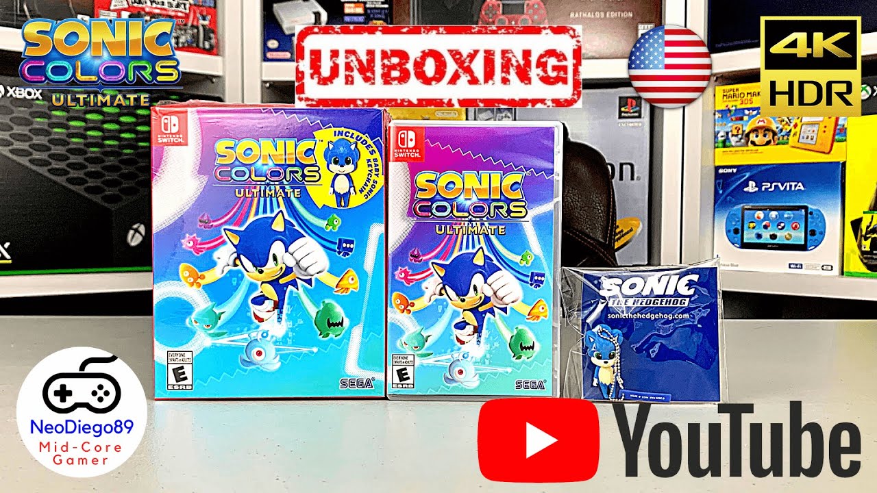 Sonic Colors Ultimate [Switch] + Pre-order Bonus - Unboxing (English)