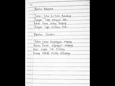 𝑷𝒂𝒏𝒕𝒖𝒏 𝑵𝒂𝒔𝒆𝒉𝒂𝒕 𝒅𝒂𝒏 𝑷𝒂𝒏𝒕𝒖𝒏 𝑱𝒆𝒏𝒂𝒌𝒂 4 𝐛𝐚𝐫𝐢𝐬 #shorts #pantun