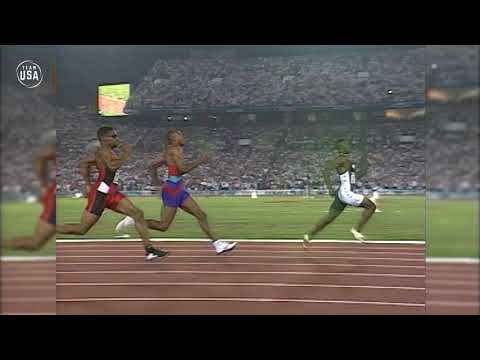 Michael Johnson Sprints To Gold At 1996 Olympic Games | Gold Medal Moments Presented By HERSHEY'S