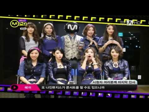 [HD 1080p] 131019 Nine Muses Hello Mnet MPD's MVP