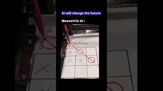 AI Robot Arm Fails at Tic-Tac-Toe | Funny Tech Fail #AI #Robot #TicTacToe