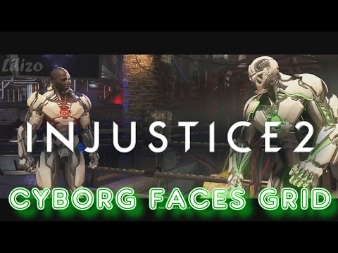 Cyborg faces Grid - INJUSTICE 2
