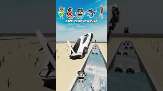 Download lagu 🪵Italian Brainrot Funk BeamNG DRIVE Car Jump Challenge 🦈☕  #beamngdrive #italianbrainrot mp3