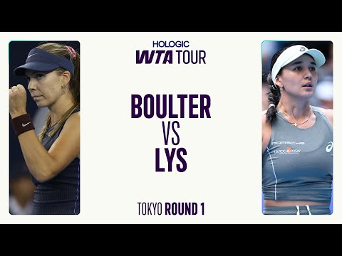 Katie Boulter vs. Eva Lys | 2025 Tokyo Round 1 | WTA Match Highlights