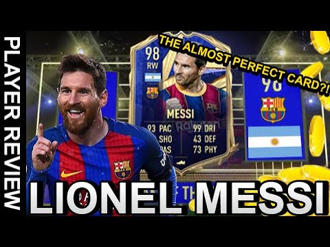BEST CARD TO HAVE FUN WITH IN FIFA 21?! PHENOMENAL 98 TEAM OF THE YEAR LIONEL MESSI PLAYER REVIEW!