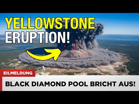 VOR 1 MINUTE: Black Diamond Pool im Yellowstone bricht erneut aus – globale Reaktionen