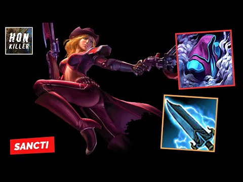 HoN Gunblade ASSASSIN'S SHROUD with NULLFIRE BLADE