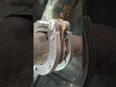 Exhaust flange repaired