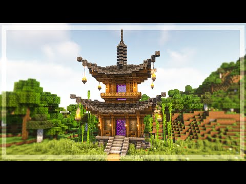 DiddiHD - Minecraft: How to Build a Japanese Nether Portal Design - Tutorial