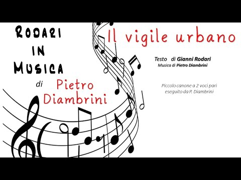 Il vigile urbano di Gianni Rodari, musica di Pietro Diambrini