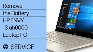 Remove the Battery | HP ENVY 13-ah0000 Laptop PC | HP