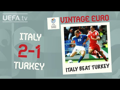 ITALY 2-1 TURKEY, EURO 2000 | VINTAGE EURO