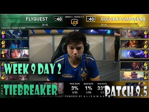 FLY vs GGS - Tie Breaker | W9D2 LCS 2019 Spring | FlyQuest vs Golden Guardians - Patch 9.5