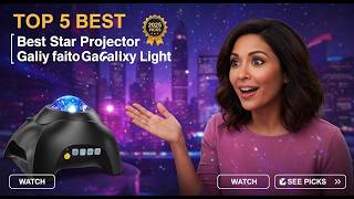 ✅ Top 5: Best Star Projector with Bluetooth Speaker [Galaxy Night Light] { Reviews } #roomdecor