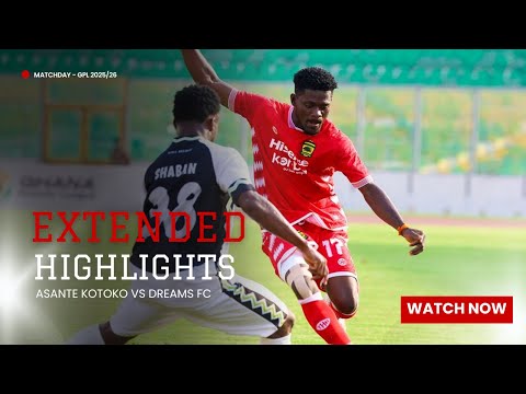 EXTENDED HIGHLIGHTS: Asante Kotoko vs Dreams FC [1-0] | Kwame Opoku Strikes | Ghana Premier League