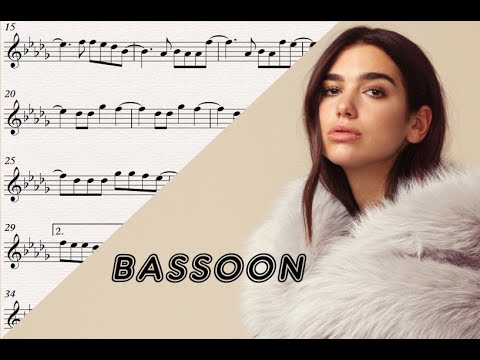 Dua Lipa - Don't Start Now – Bassoon Tutorial + SHEETS – EASY