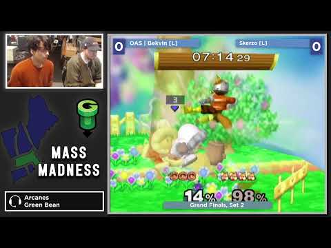 Mass Madness 44 SSBM - OAS | Bekvin (Ice Climbers) vs. Skerzo [L] (Fox) - Melee GF