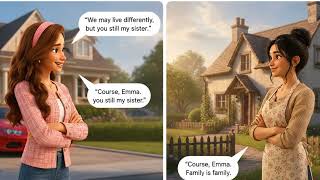 Rich Sister vs Poor Sister | Learn English Through Story | A1–A2