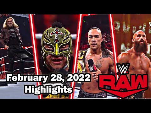 WWE Raw Highlights 02 28 2022 HD  - Monday Night Raw Highlights 28/2/22 - WWE Raw Highlight