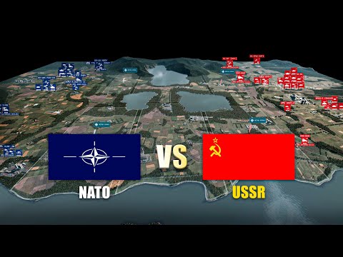 15.000 NATO ARMY vs 15.000 USSR ARMY | WARNO