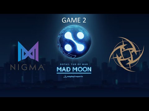 Nigma vs Ninjas in Pyjamas - Game 2 | WePlay! Dota 2 Tug of War: Mad Moon