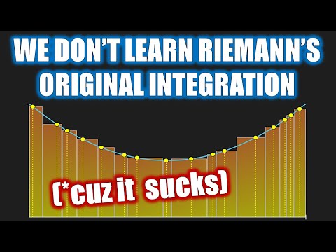 Why We Never Actually Learn Riemann's Original Definition of Integrals | Riemann vs Darboux Integral