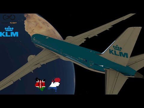 Infinite Flight: Nairobi (NBO) to Amsterdam (AMS) | TIMELAPSE | KLM | 787-9