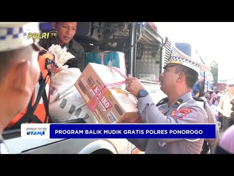 POLRES PONOROGO BALIK MUDIK GRATIS