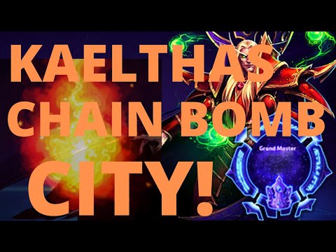 Kaelthas Phoenix - FULL CHAIN BOMB BUILD! - Grandmaster Storm League