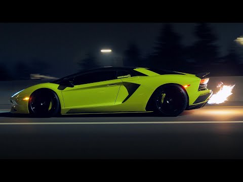 Flame Spitting Aventador S in [4K]