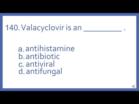 Top 200 Drugs Practice Test Question - Valacyclovir is an _ (PTCB PTCE NAPLEX NCLEX Test Prep)