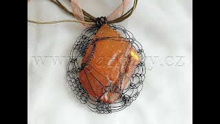 Náhrdelník z ukrajinského jantaru PU-42