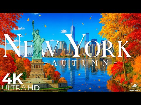 Autumn in New York 4K 🍁 Central Park Colors, Adirondack Mountains & Hudson Valley in Fall Serenity