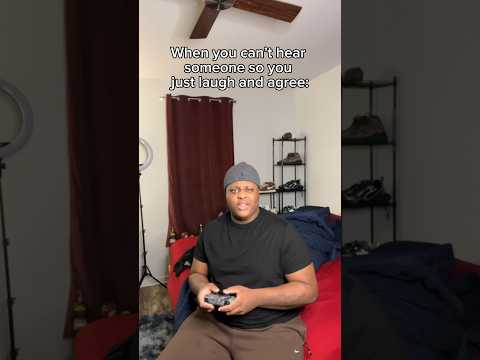 When You Can’t Hear Them So You Just Laugh and Agree 🤣 #comedy #skit #funny