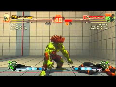 SSF4AE 2012: Gatoss64 _CTM(Blanka) vs Szvortex(El Fuerte) Psn Ranked match
