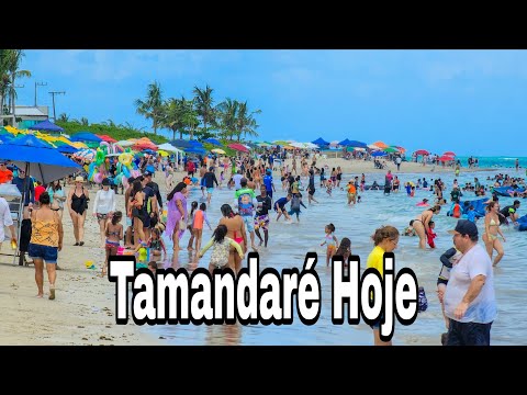 Tamandaré, Pernambuco, January 18, 2026. Beaches are crowded.