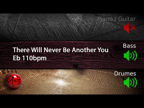There Will Never Be Another You in Eb - Backing Track for Piano / Guitar practice (110bpm)