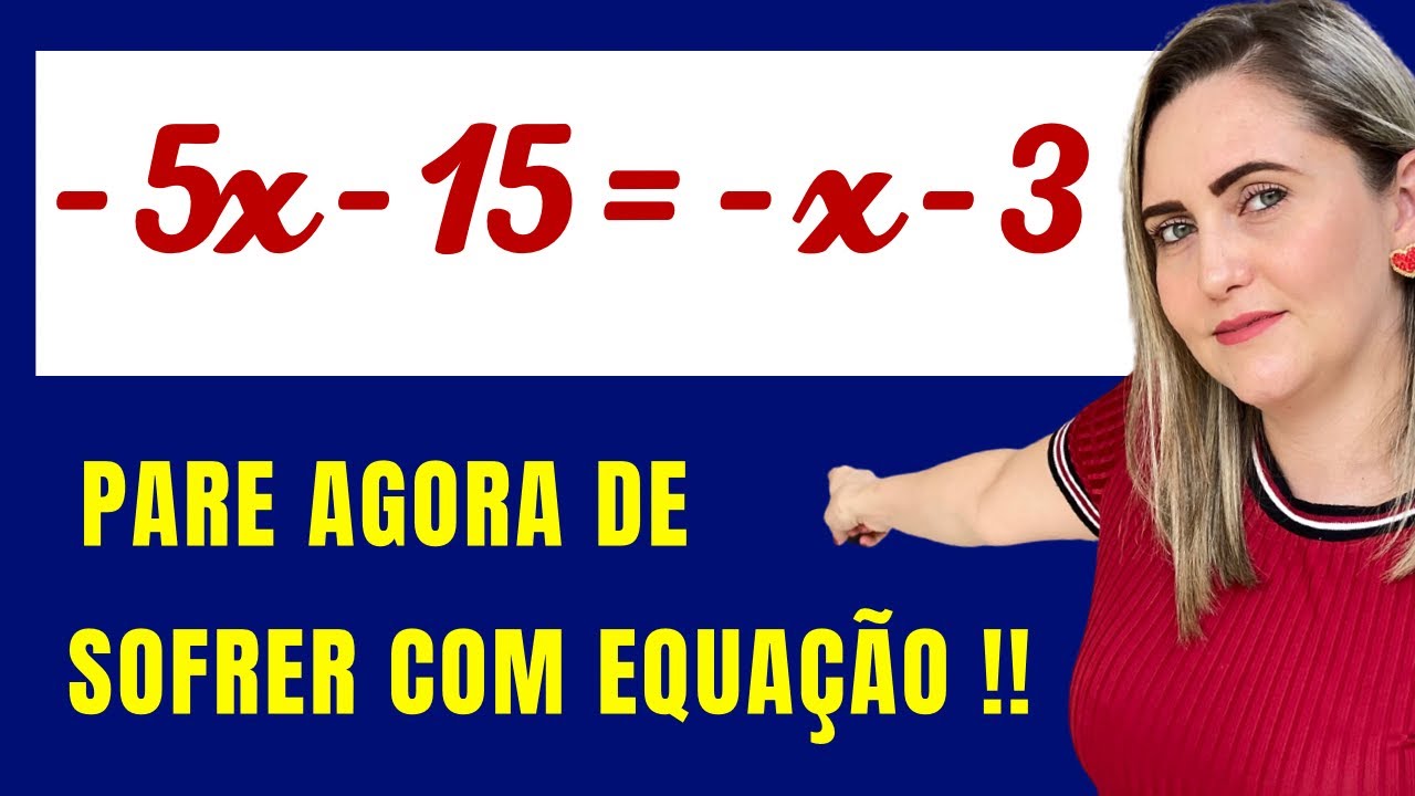 🤯😱  NÃO ERRE MAIS EQUAÇÃO DO 1º GRAU!! Matemática básica todo dia.📚🚀