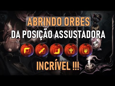 CONTOS DO RIFT: ABRINDO ORBES DA POSIÇÃO ASSUSTADORA - SÓ SKIN OP 🤩