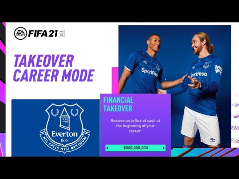 FIFA 21 Everton Career mode - FINANCIAL TAKEOVER