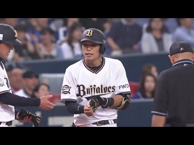 【6回裏】俊足巧打!! バファローズ・中川 チャンスを広げる3ベースヒット‼! 2019/6/11 B-D